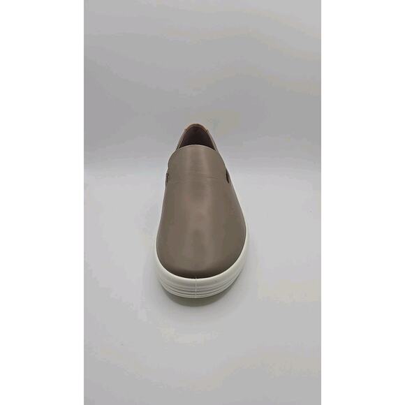ECCO Soft 7 Womens Slip On Sneakers Shoes Round Toe Taupe Powder EU 38 / US 7.5 - Picture 3 of 6